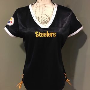 STEELERS ladies top, size L, NWOT